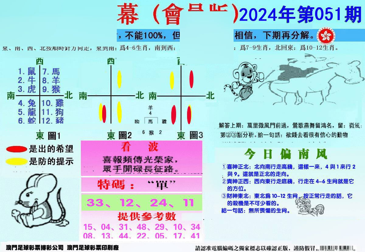 另版海狮特码内幕报-51