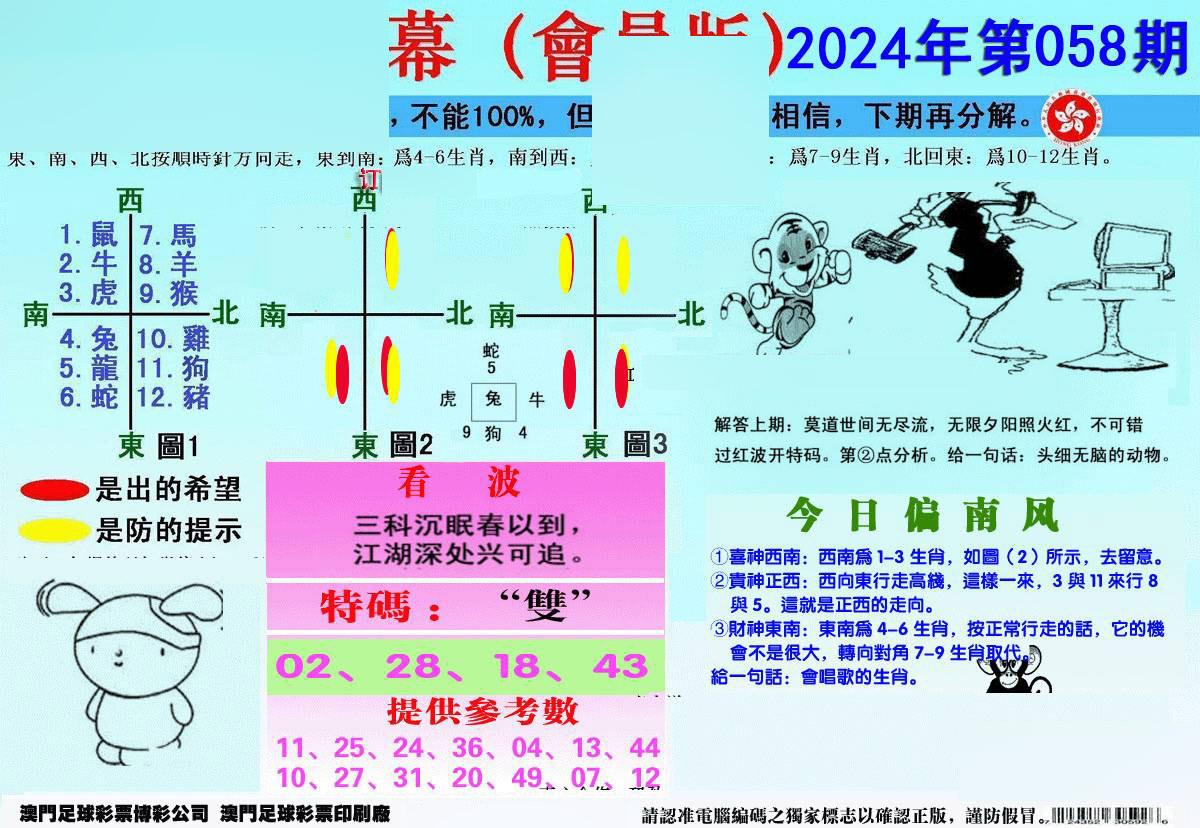 另版海狮特码内幕报-58