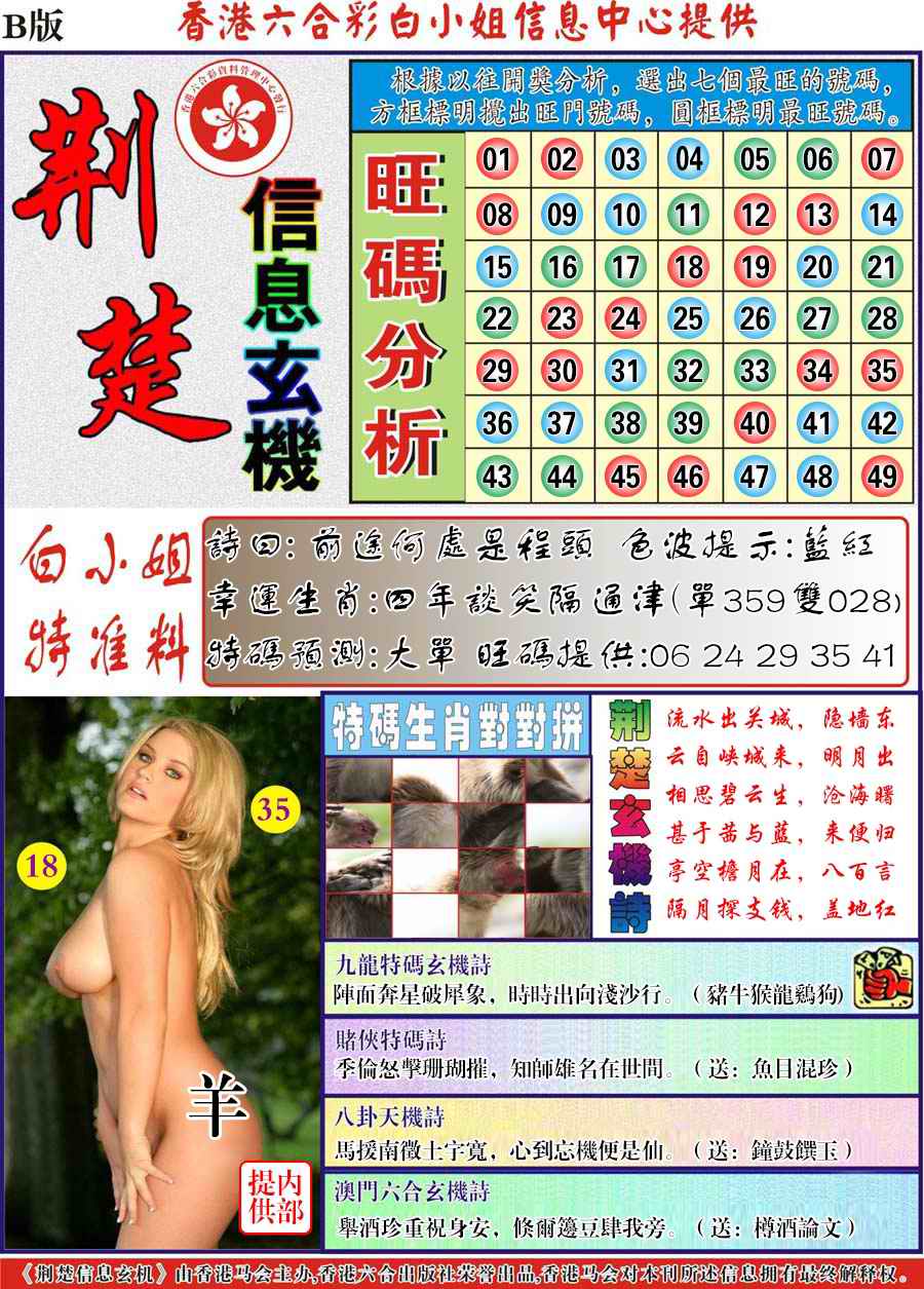 荆楚信息玄机B-61