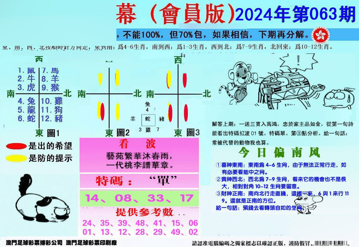 另版海狮特码内幕报-63