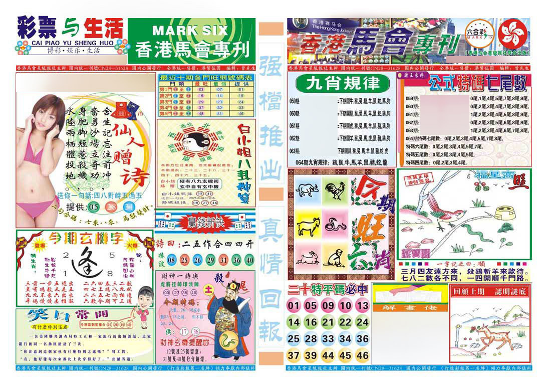 香港马会专刊A-64