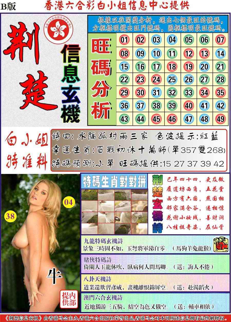 荆楚信息玄机B-83