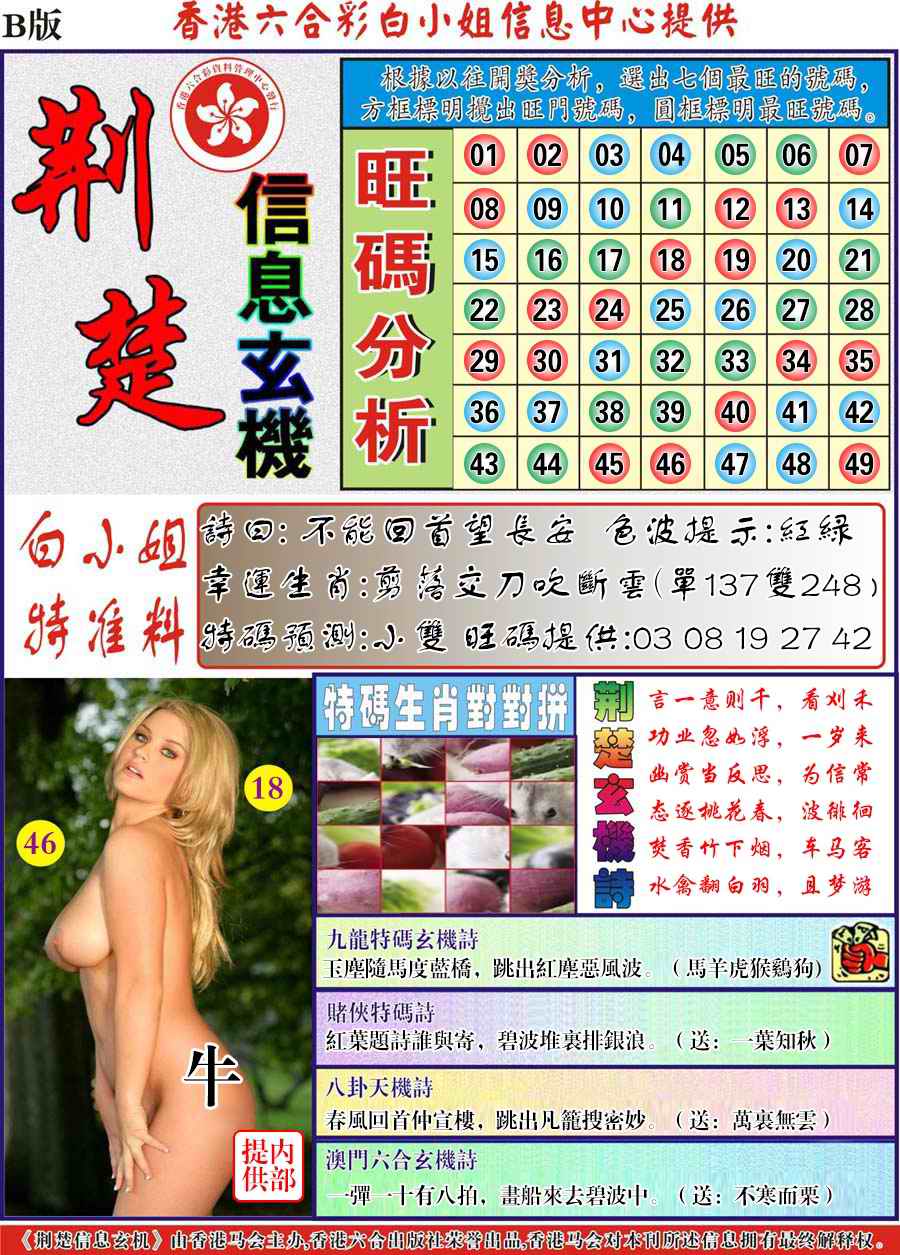 荆楚信息玄机B-86