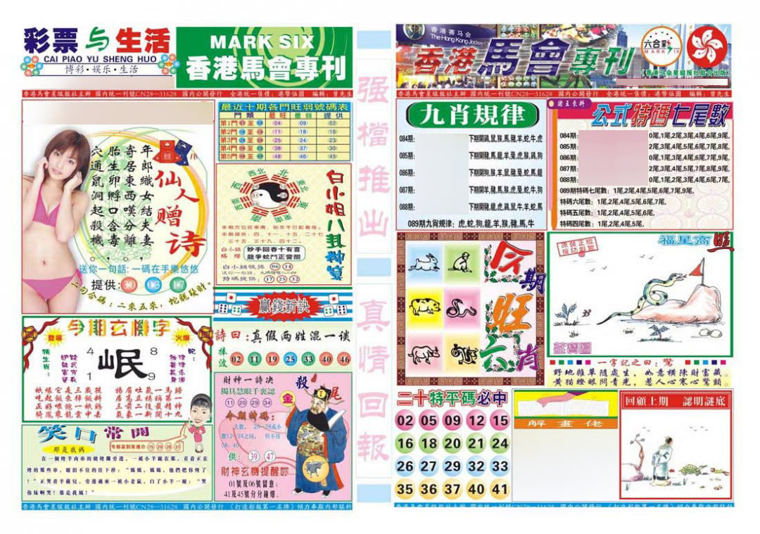 香港马会专刊A-89