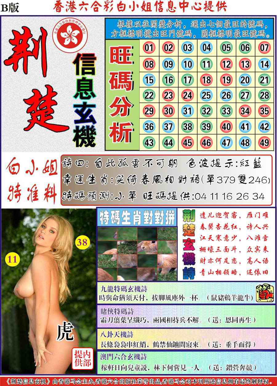 荆楚信息玄机B-92